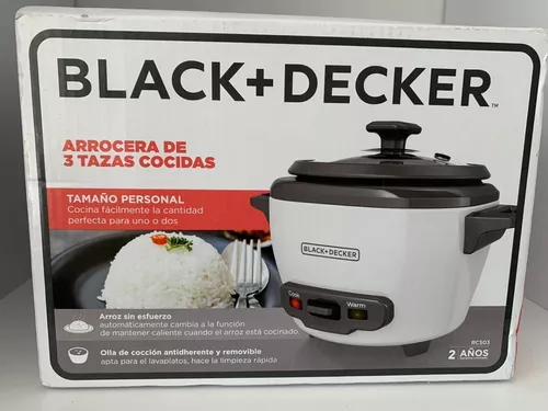 Comprar Olla Arrocera Black+Decker 3 Tazas