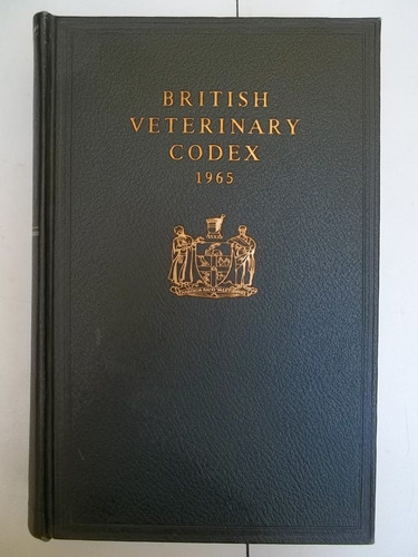 Livro - British Veterinary Codex 1965 Em Ingles