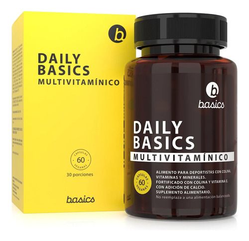Daily Basics | Multivitamínico Pro | Fórmula Basics 4-stack