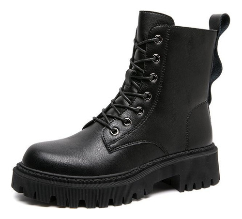 Botas Militares Rm Con Cordones Para Invierno, Estilo Motero