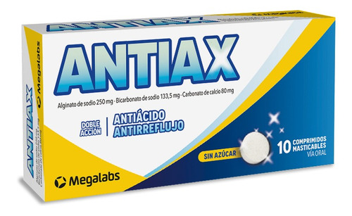 Antiax X 10 Comprimidos Masticables
