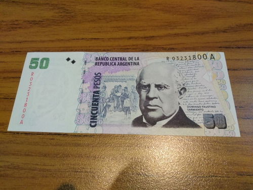 Billete De 50 Pesos De Reposición