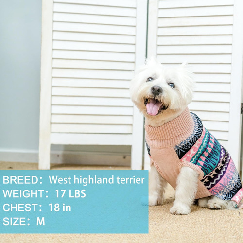 Suéter Para Perro - Abrigo De Invierno Ropa Con Rayas Colori