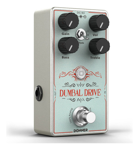 Donner Overdrive - Pedal De Guitarra, Pedal De Sobredirecci.