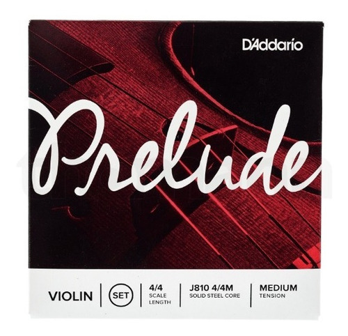 Set Cuerdas Para Violin Prelude Daddario J810 Medium Tension