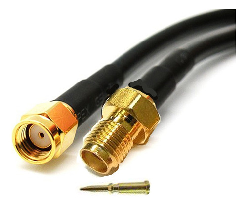 Cable Pigtail-conector Wireless Armado 10 Mts.