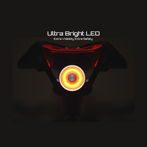 Imagen 7 de 9 de Luz Trasera Inteligente Para Bicicletas X Lite 200 Enfitnix