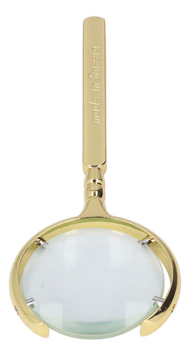 Lupa De Mano, Lupa De Lectura De Cristal, Mango De Metal Par
