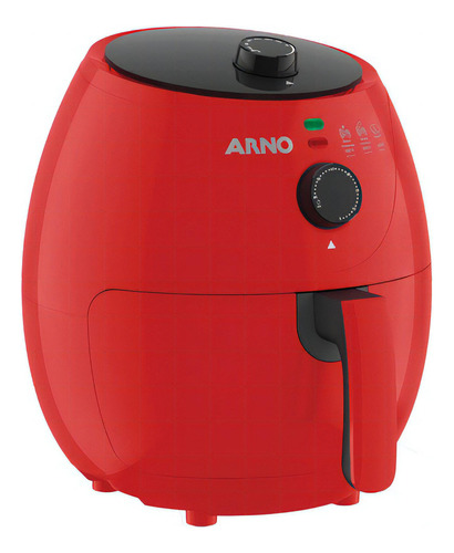 Fritadeira Sem Óleo Arno Airfry Easy Fry Com 3,2 Litros Hot Air E Cesto Removível Vermelha Ezfv