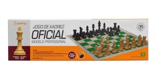 Jogo De Xadrez Jaehrig Profissional Com Peso Tabuleiro 48x48 em Promoção na  Americanas