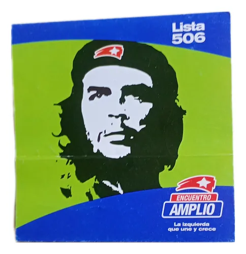 Calcomanía Partido Izquierda Unida Imagen Del Che Guevara (Usado)