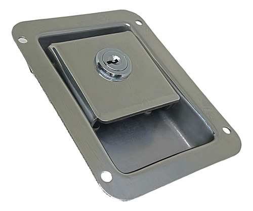 7 X Fechadura Inox Porta Bau Maleiro Furgão Motor Home Onibu