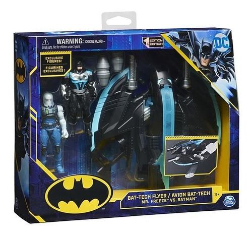 Batman Playset Bat-tech Avion Con 2 Figuras
