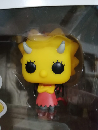 Funko Pop The Simpsons Demon Lisa King Homero Marge 3pack (Usado)