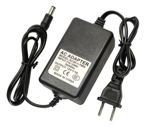 Adaptador Fuente De Poder 12v 1 Amp, Para Camaras