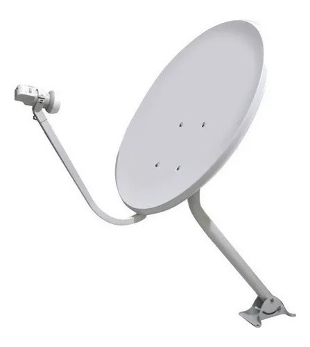 Antena Satelital De 65 Cm + Lnb Doble