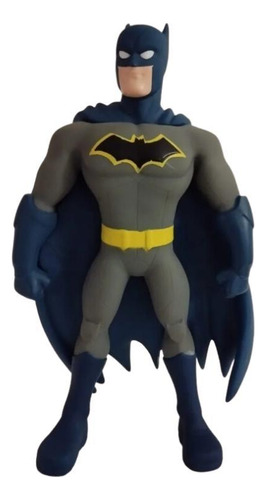 Boneco De Vinil Batman 25cm Dc 9035 - Zippy Liga Da Justiça