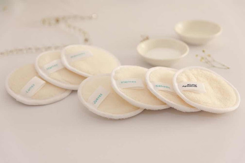 Eco Paños Demaquillantes Reutilizables De Higiene Facial 7 U