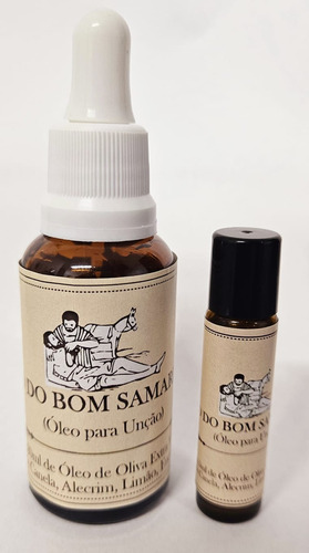 Óleo Do Bom Samaritano 30ml Mais Roll On 5ml