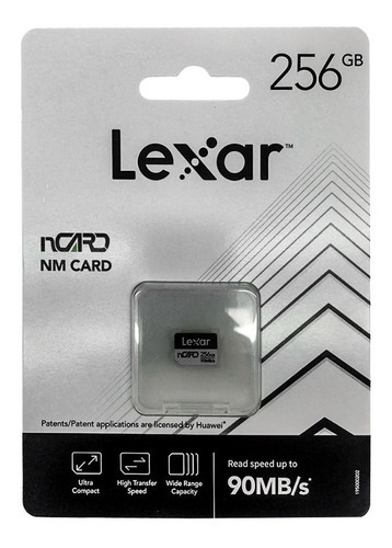 Memoria Lexar Nano (nm) 256gb 90mb R-s 70mb R-w S/adap