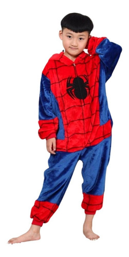 Pijama Kigurumi Cosplay Spiderman Niño 