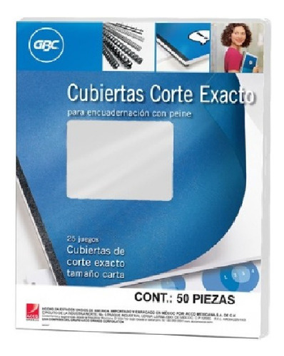 Cubiertas Transparentes Para Encuadernar Gbc Tipo Acetato