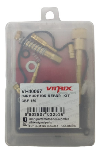 Kit Carburador Cbf 150 Vitrix