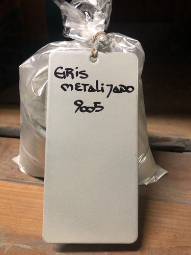 Pintura En Polvo Electrostatica Gris Metalizado 1/2 Kg