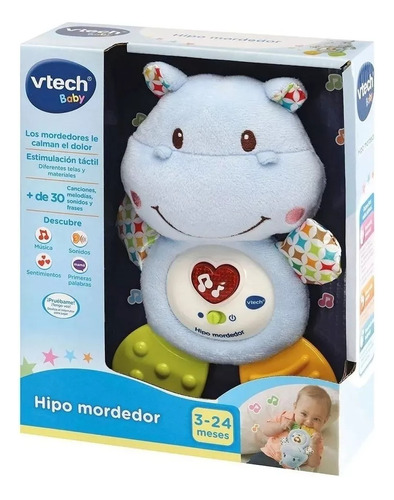 Muñeco Peluche Interactivo Hipo Mordedor Luz Sonido Vtech