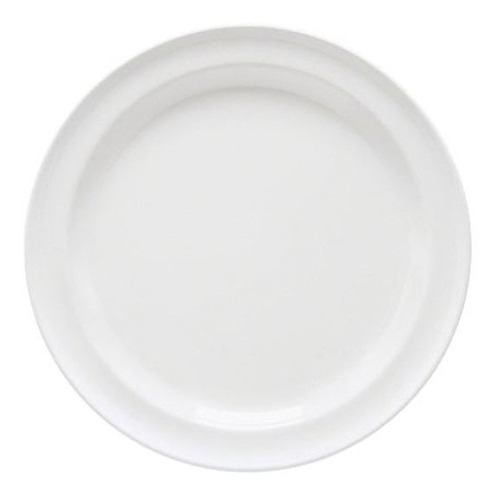 Plato  Blanco  Melamina 20 Cm