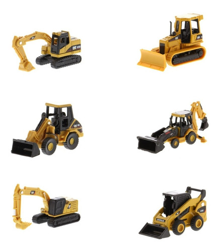 Set 6 Micro Máquinas Caterpillar ® Cat ® Micro Constructors