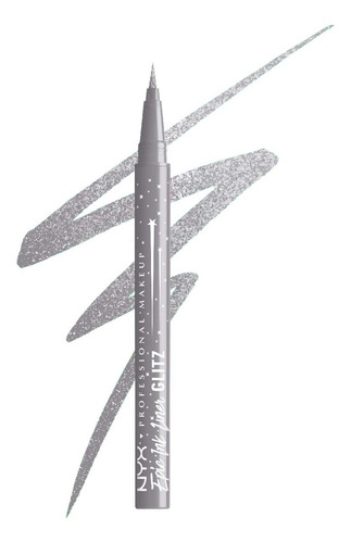 Delineador De Ojos Epic Ink Liner Glitz De Nyx Flashy Flare Metalizado