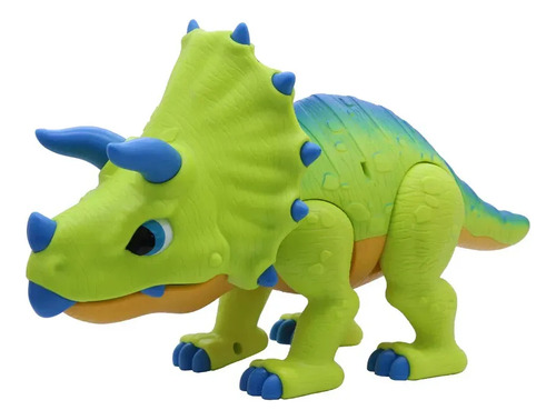 Brinquedo Menino Dinossauro Triceraptor Articulado Com Som 