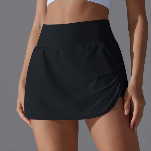 B 3003 Para Mujer, Cintura Elástica, Estilo Casual, Liso, De