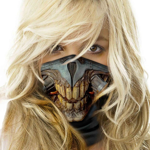 Bandana Balaclava Vilao Proteção Moto Ciclismo Metal 02