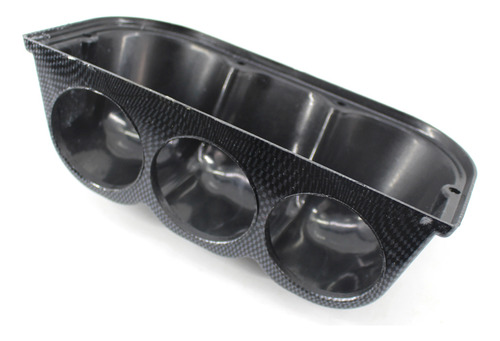 Tf Soporte Triple Gauge Pod Con Patrón De Carbono De 52 Mm