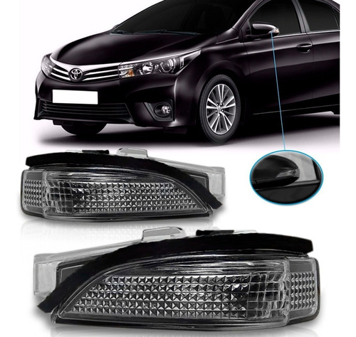 Par Pisca Retrovisor Corolla 2014 2015 2016 2017 2018.