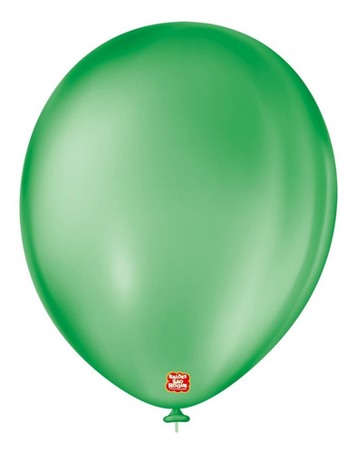 Bexiga Balão Verde Bandeira 11 Pol 28cm São Roque 50 Unid