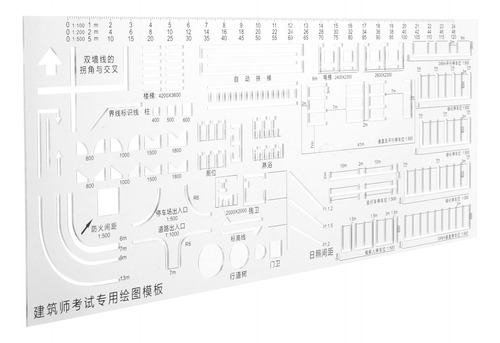 Plantillas De Dibujo, Regla De Dibujo Arquitectónico, Herram