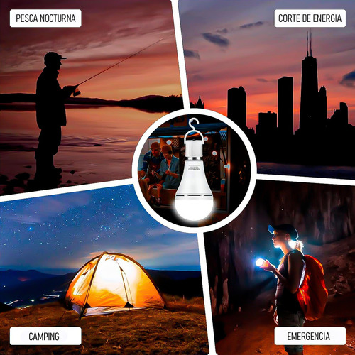 Ampolleta Recargable Led Ampolleta Inteligente 15w E27