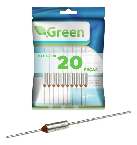comprar 20x Fusível Térmico 10a 169° 169 Graus 110v 127v 220v 250v