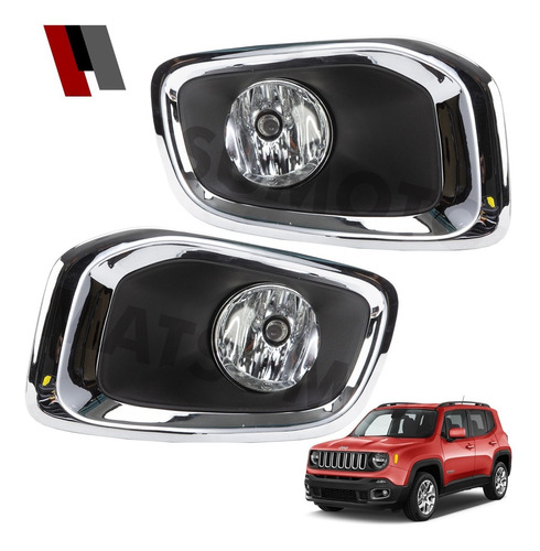 Kit De Neblineros Jeep Renegade 2014 - 2018 / Envío Gratis