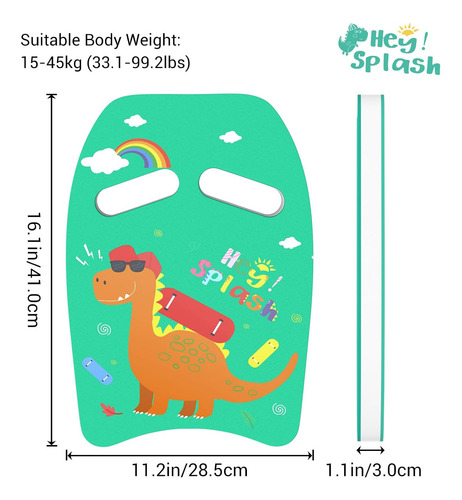 Tabla De Natación Para Niños, Tabla De Natación Con Bonito P
