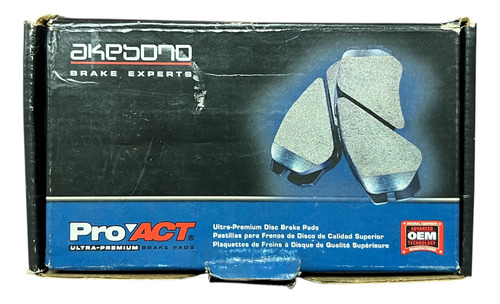 Pastilla De Frenos Ceramica Akebono Toyota Sienna / Tacoma