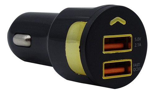 Cargador De Auto Doble Usb Qc 3.0 6amp Bcc