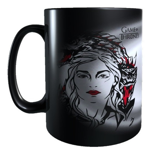 Taza Tazón Magico Cambia Color, Game Of Thrones, Dragones