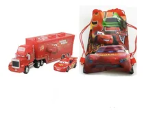 Comprar Cars Rayo Mcqueen Set Mack + Rayo Mcqueen + Morral 