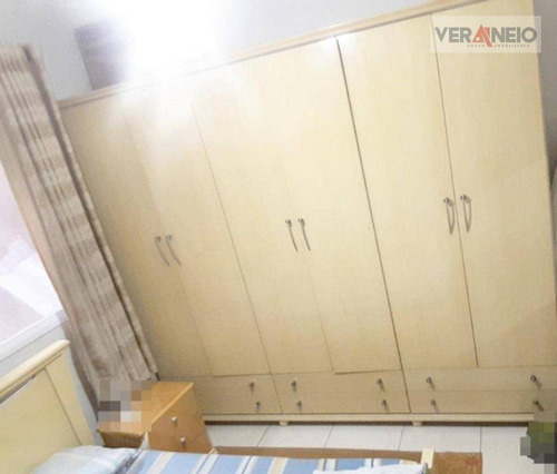 Casa Com 3 Dormitórios À Venda Por R$ 400.000,00 - Tupi - Praia Grande/sp - Ca0474