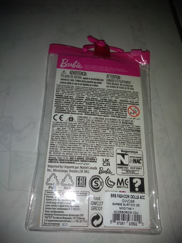 Barbie Accesorios Ropa Vestido Azul Satín Con Accesorios (Usado)