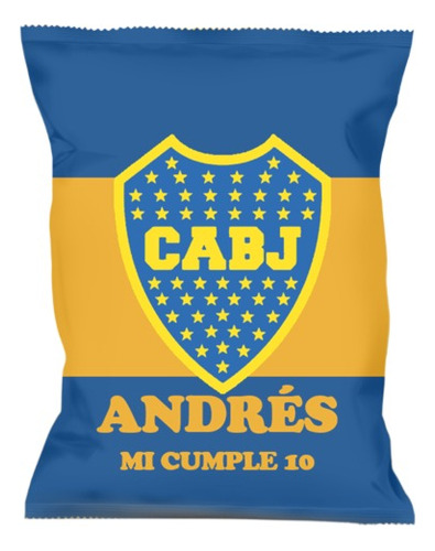 Chip Bag Kit Imprimible Bolsitas Boca Juniors Envioxemail